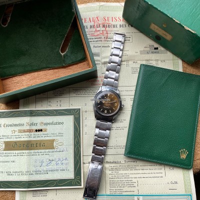 Rolex Explorer 1016 Tropical Box & Papers