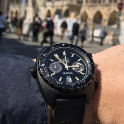 Heuer Autavia 113.603 Black PVD