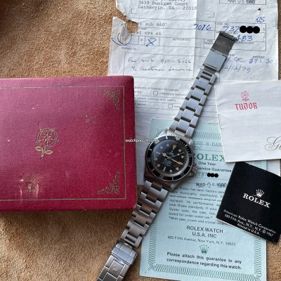 Tudor Submariner 7016/0 Creamy Lume