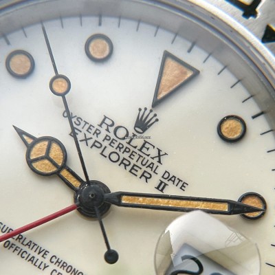 Rolex Explorer II 16550 Creamy Lume