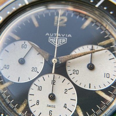 Heuer Autavia 2446 Big Subs Full Lume