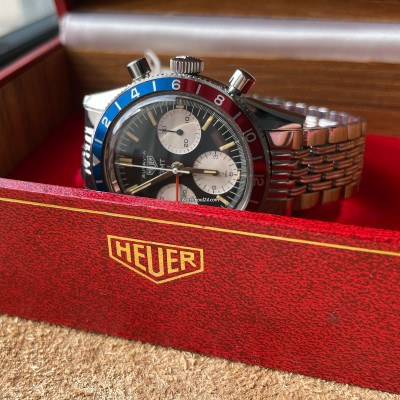 Heuer Autavia 2446 GMT First Execution NOS