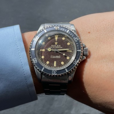 Rolex Submariner 5513 Bart Simpson Tropical