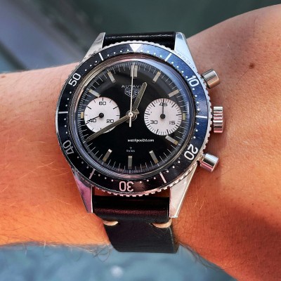Heuer Autavia 3646 Andretti Transitional