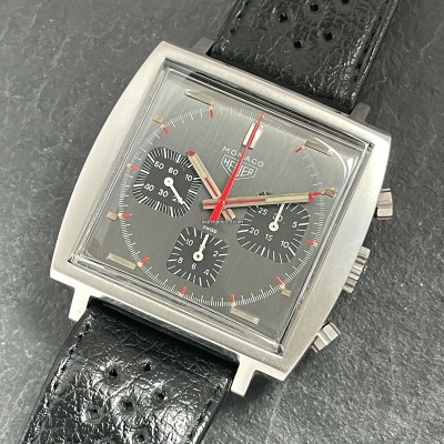 Heuer Monaco 73633 Gray Black Dial