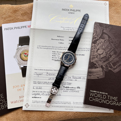 Patek Philippe World Time 5930G - White Gold