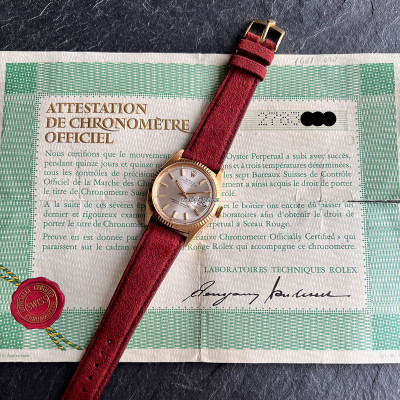 Rolex Datejust 1601 Box und Papiere