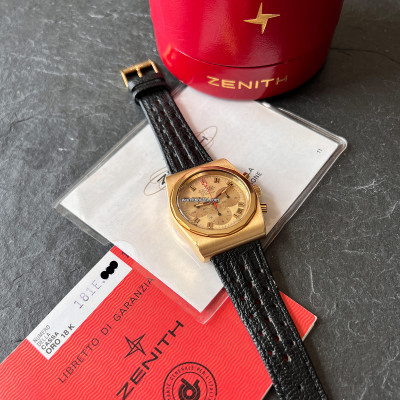 Zenith El Primero G7813 Defy 18k Yellow Gold