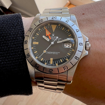 Rolex Explorer II 1655 Freccione - Creamy Lume