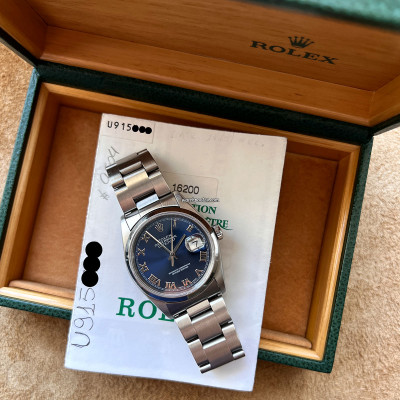 Rolex Datejust 16200 Box und Papiere
