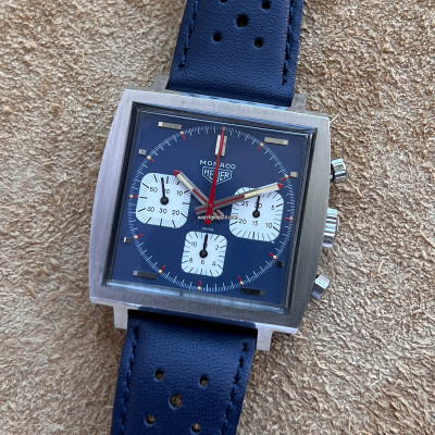 Heuer Monaco 73633 Blue