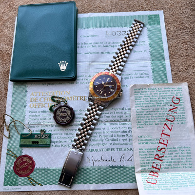 Rolex GMT Master 1675/3 Root Beer - Papers