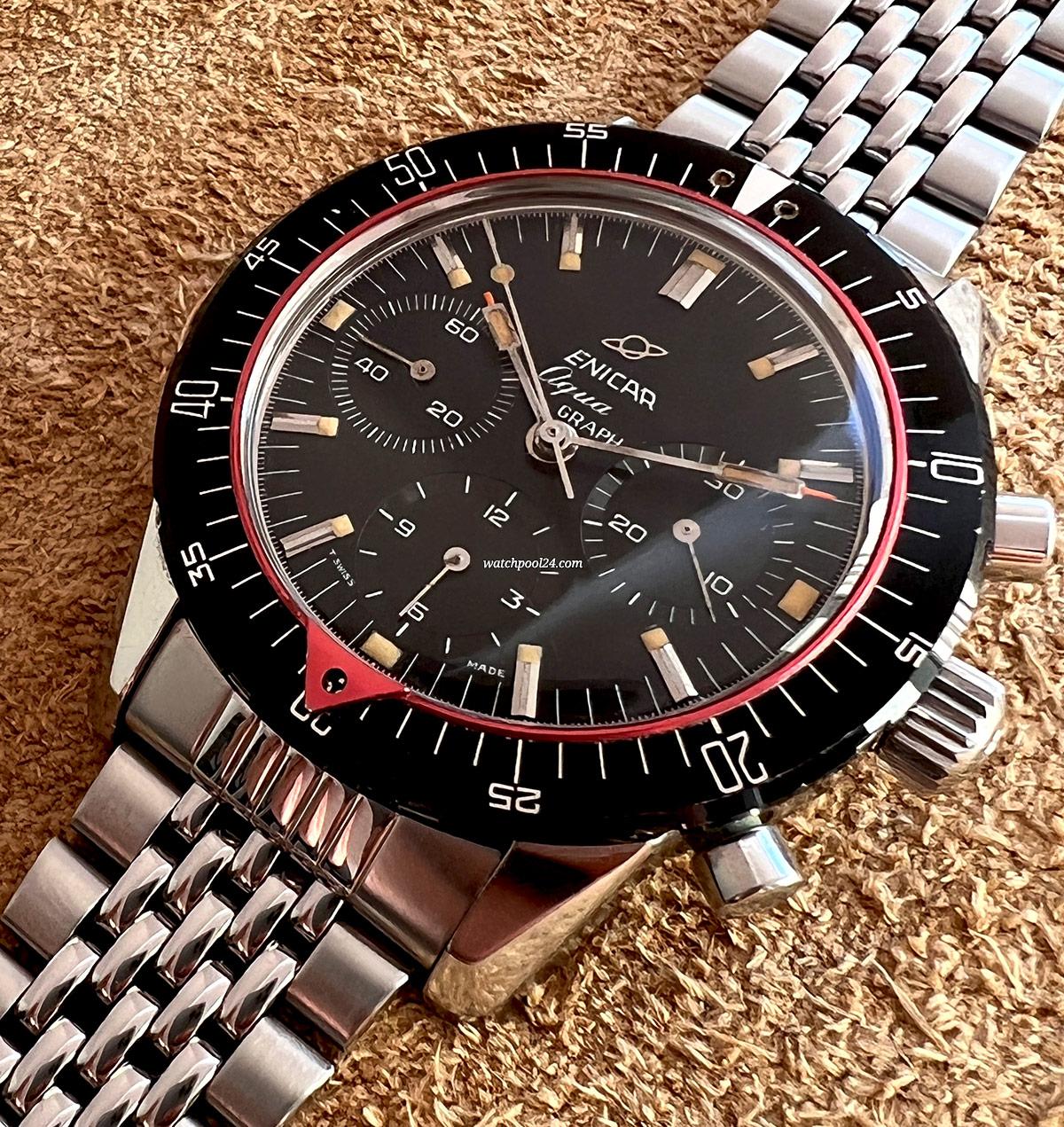 Enicar Aqua Graph Mk2 Chronograph Ref 072-02-02