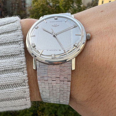 Movado Kingmatic 196 - Weißgold