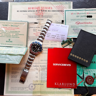 Rolex GMT Master 1675 Ultra Full Set