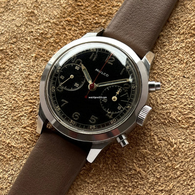 Mulco Military Chrono 2501 38mm - Valjoux 22