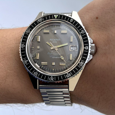 Richard 300 Ball Bearing 768 F. Borgel Case - 43mm