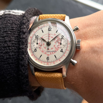 Valjoux Flieger Chronograph Caliber 22 - 38mm
