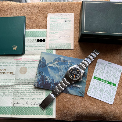 Rolex Explorer II 1655 Freccione - Full Set