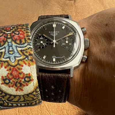 Heuer Camaro 7743 Charcoal Dial