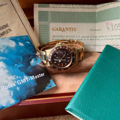 Rolex GMT Master 1675/8 Full Set - Nipple Dial