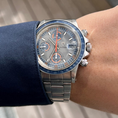 Tudor Oysterdate 94200 Blue Exotic Big Block