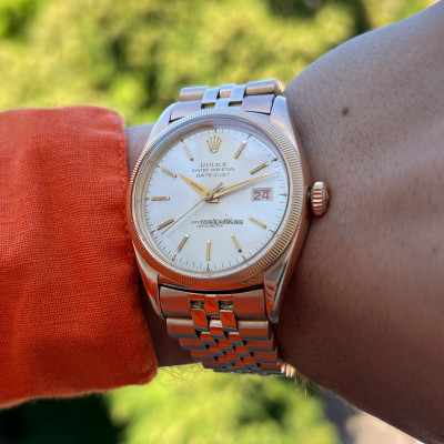 Rolex Datejust 6305 Rose Gold - Ovettone