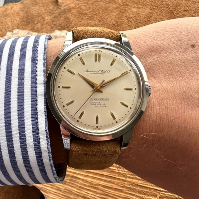 IWC Ingenieur 666A Gold Markers