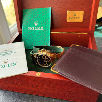 Rolex Daytona 16528 Black - Full Set