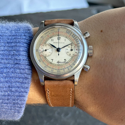Berna Watch 1940s Chronograph 38mm