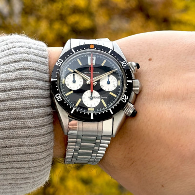 Universal Genève Space-Compax 885104/01 Reverse Panda