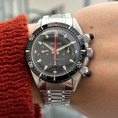 Universal Genève Space-Compax 885104/02 All Black