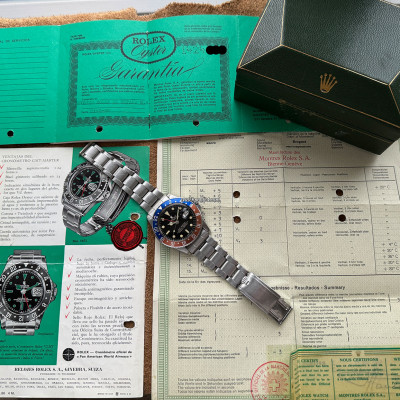 Rolex GMT Master 1675 Zinc Sulphide Full Set