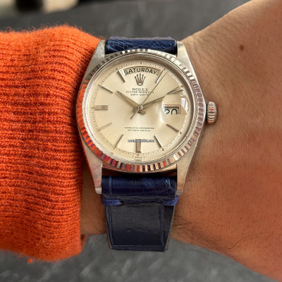 Rolex Day-Date 1803 White Gold - Sticker