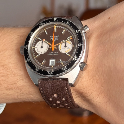 Heuer Autavia 1163 Orange Boy - Tropical