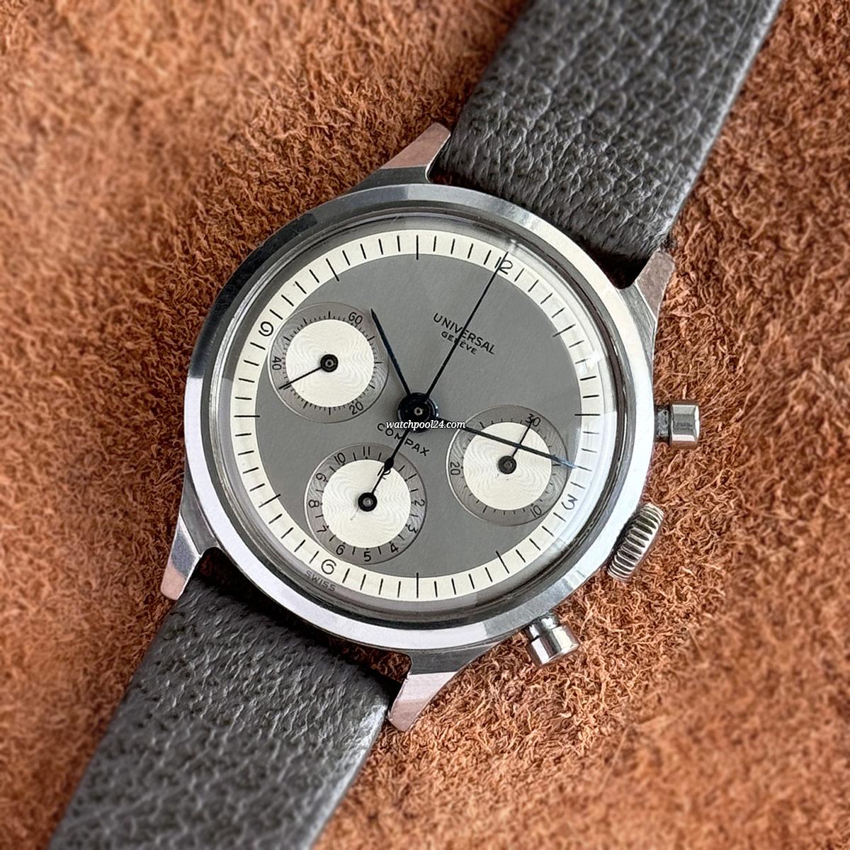 Vintage Universal Genève Compax 22499 Grey Ghost verkauft auf watchPool24