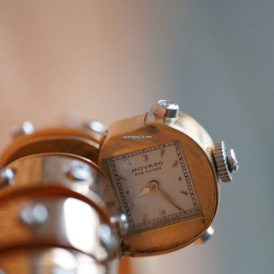 Movado Octopus - Rotgold Armreifuhr