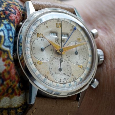Heuer Triple Calendar Chronograph 2547 - Baylor