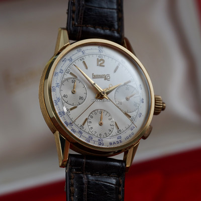 Eberhard Extra-Fort Rattrapante Gelbgold - Box