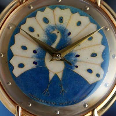 IWC Peacock Cloisonné Enamel Dial