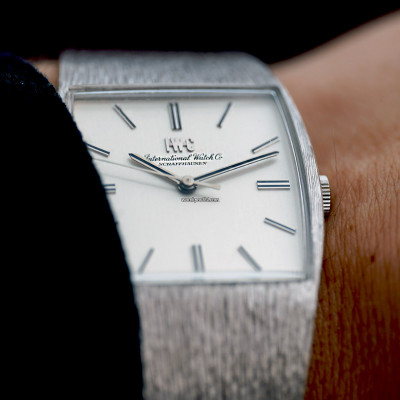 IWC 2070 Jumbo White Gold NOS