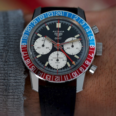 Heuer Autavia 2446C GMT - Compressor Case