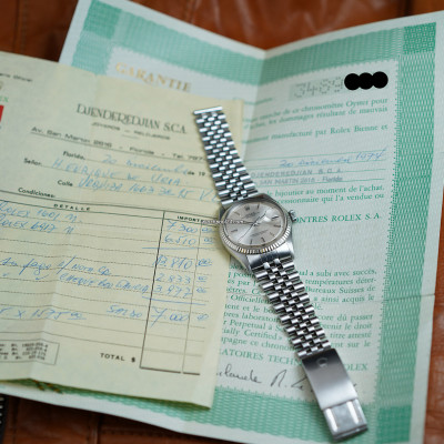 Rolex Datejust 1601 Papiere