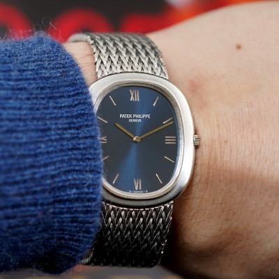 Patek Philippe Ellipse 3589/1 White Gold - Large Size