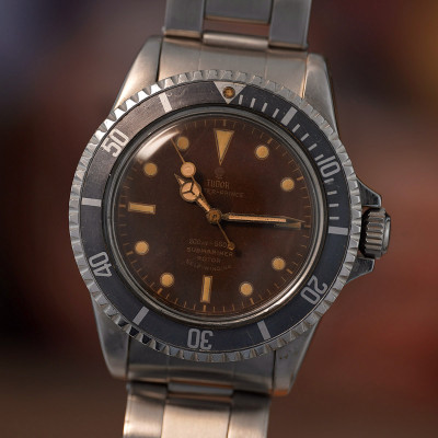 Tudor Submariner 7928 Square Crown Guards Tropical