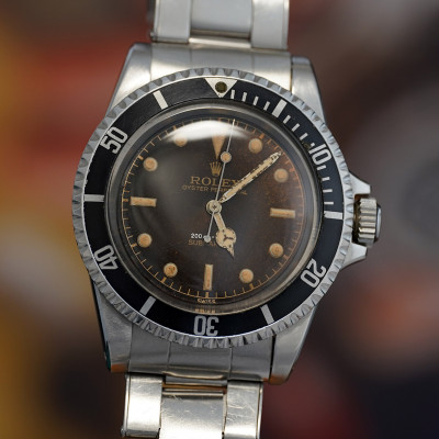 Rolex Submariner 5512 Square Crown Guards Tropical