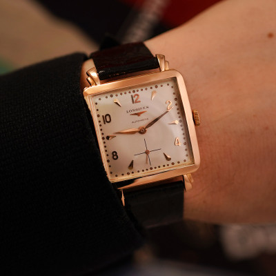 Longines 6394-3 Rose Gold Dress Watch