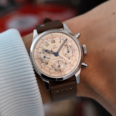 Nimer Chronograph 2705 Valjoux 71 Spillman Case 38mm