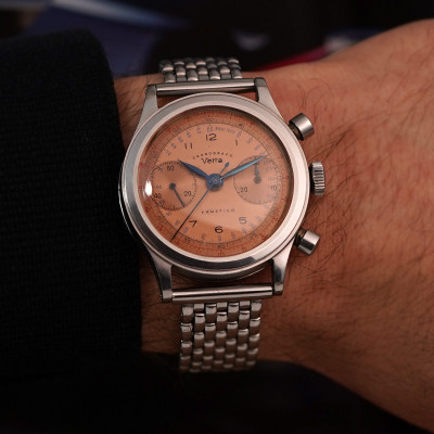 Vetta Ermetico Chronograph 5347 Salmon Dial
