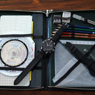 Heuer Bundeswehr 1551 SGSZ Sternzeit Reguliert